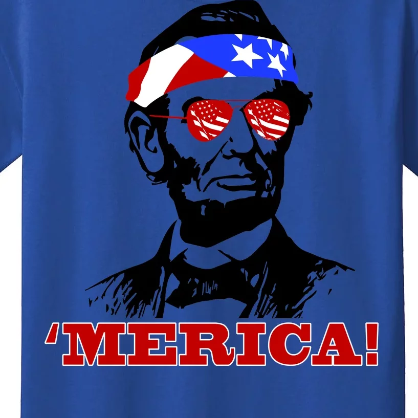 Abraham Lincoln Merica Kids T-Shirt