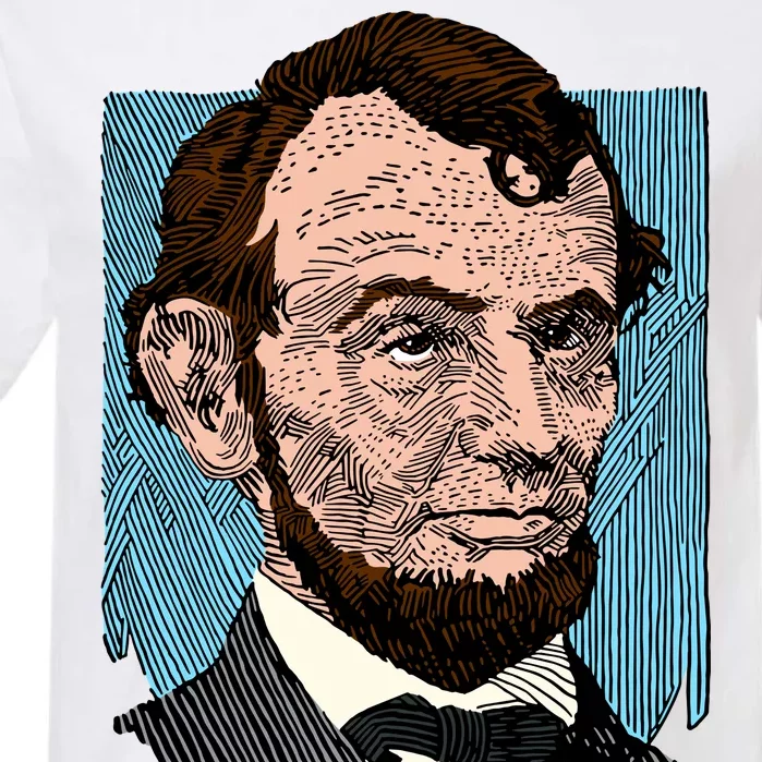 Abraham Lincoln Portrait Garment-Dyed Heavyweight T-Shirt