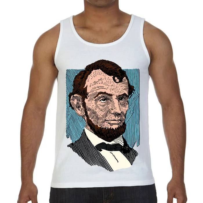 Abraham Lincoln Portrait Comfort Colors® Tank Top