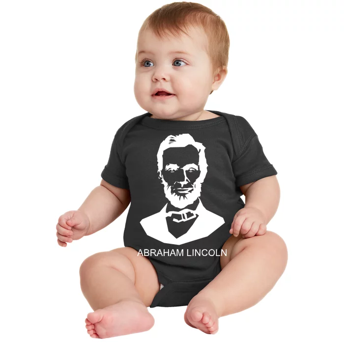 Abraham Lincoln Portrait President Baby Bodysuit