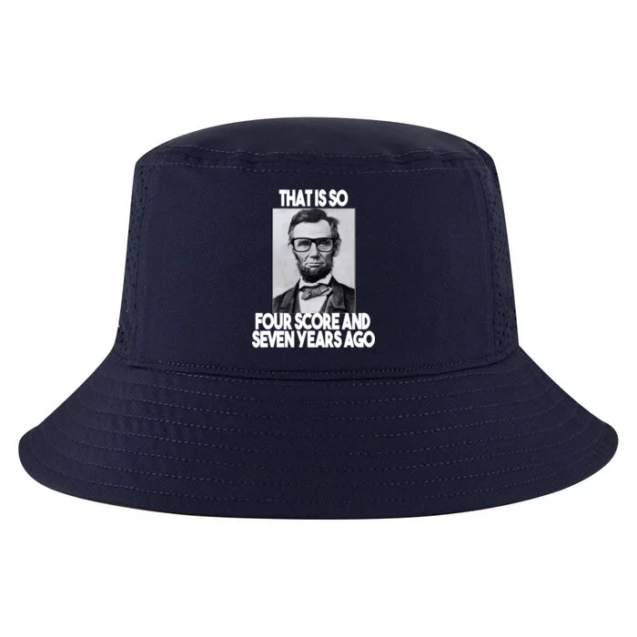 Abraham Lincoln Seven years Ago Cool Comfort Performance Bucket Hat