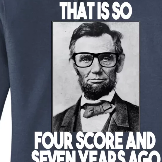 Abraham Lincoln Seven years Ago Women's Pullover Hoodie