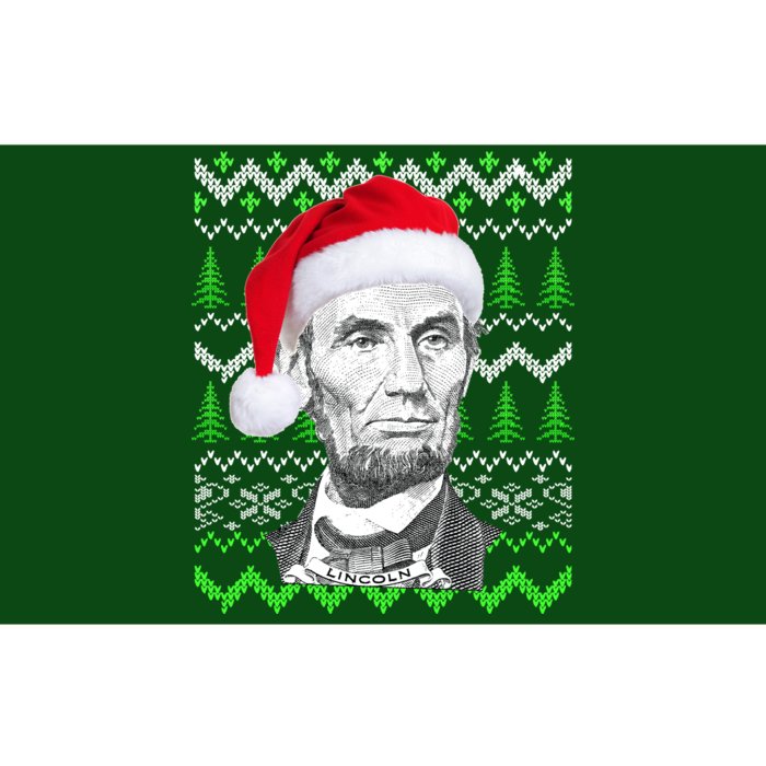 Abraham Lincoln Ugly Christmas Sweater Bumper Sticker