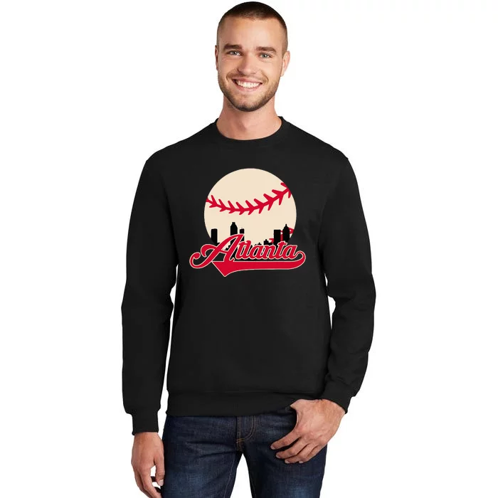 Atlanta Baseball Skyline Georgia Atlanta Sweatshirt