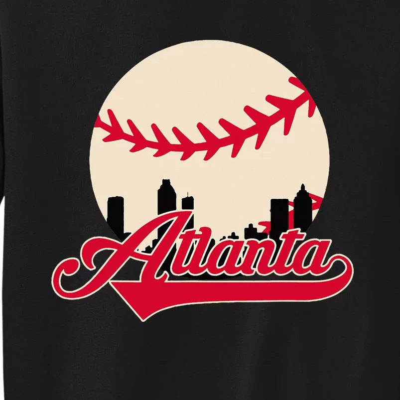 Atlanta Baseball Skyline Georgia Atlanta Sweatshirt