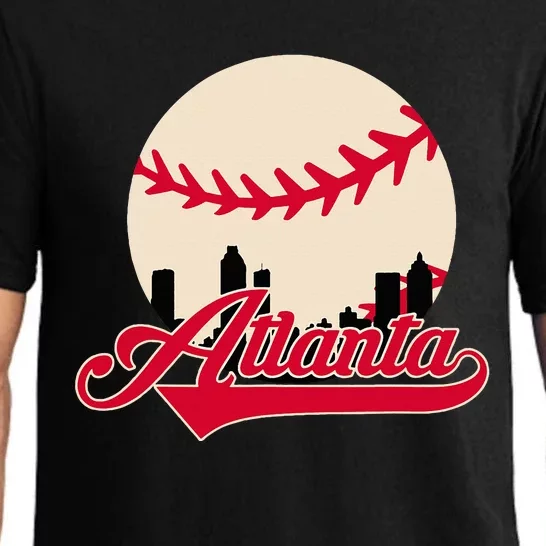 Atlanta Baseball Skyline Georgia Atlanta Pajama Set