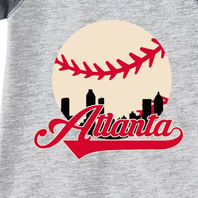 Atlanta Baseball Skyline Georgia Atlanta Infant Baby Jersey Bodysuit