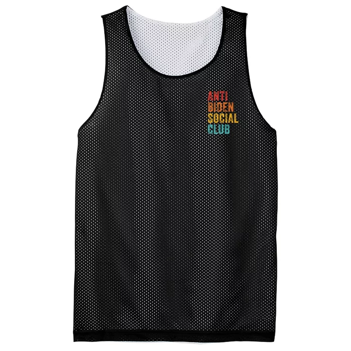 Anti Biden Social Club Mesh Reversible Basketball Jersey Tank