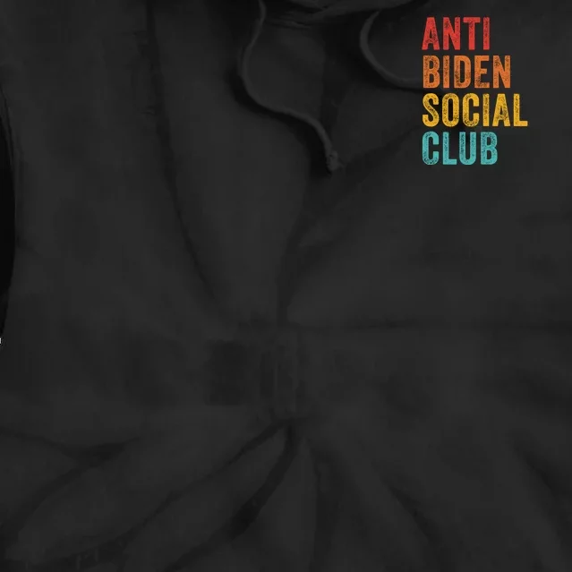 Anti Biden Social Club Tie Dye Hoodie