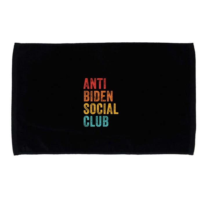 Anti Biden Social Club Microfiber Hand Towel