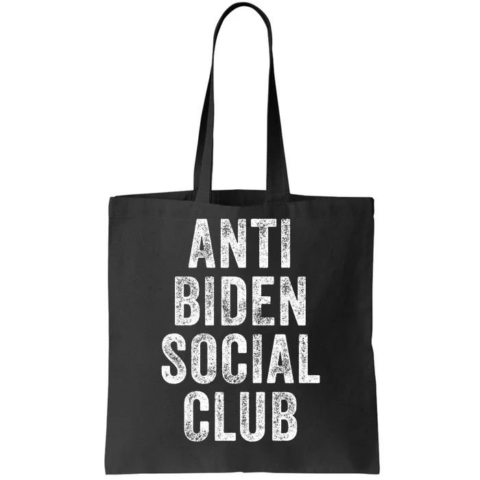 Anti Biden Social Club Tote Bag