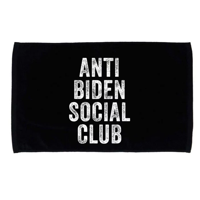 Anti Biden Social Club Microfiber Hand Towel