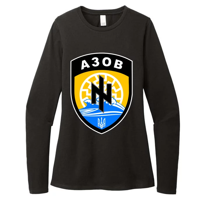 Azov Battalion Support Ukraine Military Womens CVC Long Sleeve Shirt