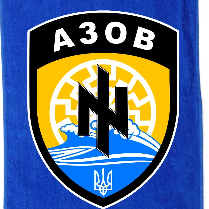 Azov Battalion Support Ukraine Military Platinum Collection Golf Towel