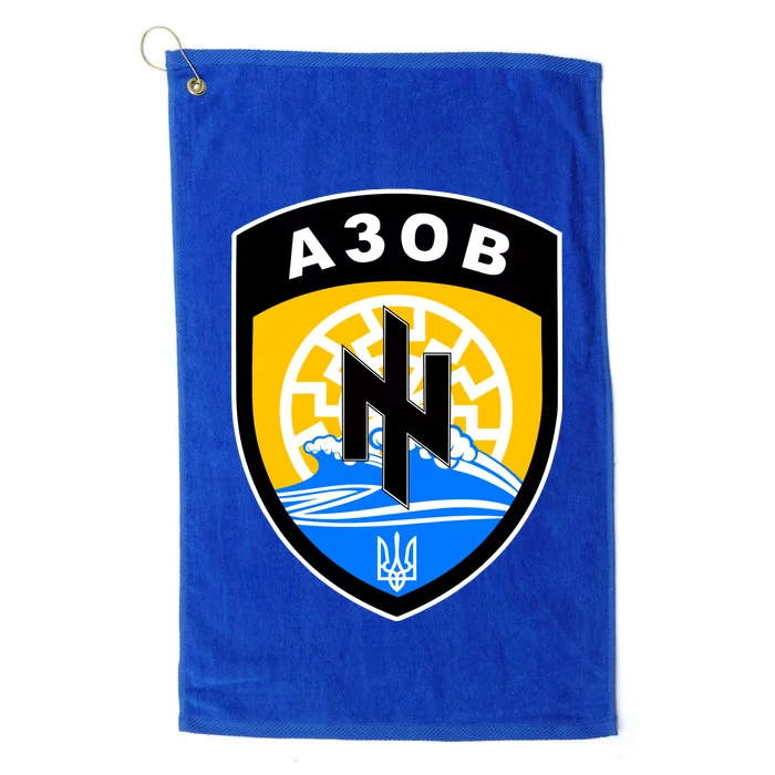 Azov Battalion Support Ukraine Military Platinum Collection Golf Towel