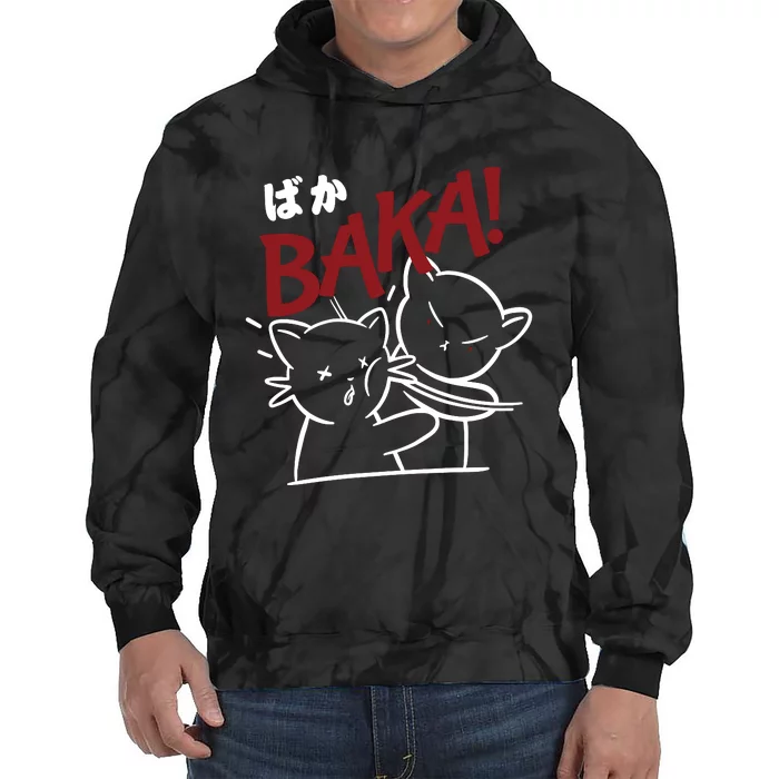 Anime Baka Slap Japan Anime Lover Gift Tie Dye Hoodie