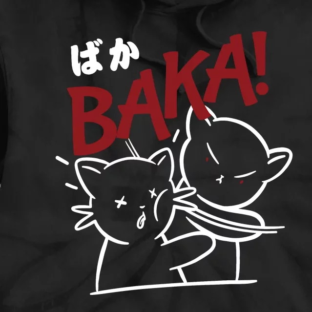 Anime Baka Slap Japan Anime Lover Gift Tie Dye Hoodie