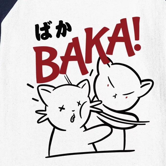 Anime Baka Slap Japan Anime Lover Gift Baseball Sleeve Shirt