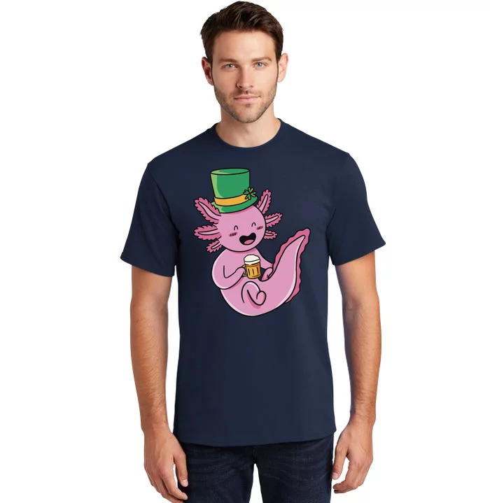 Axolotl Beer St Patrick's Day Tall T-Shirt