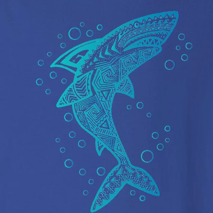 AQUA BOHO SHARK Toddler Long Sleeve Shirt