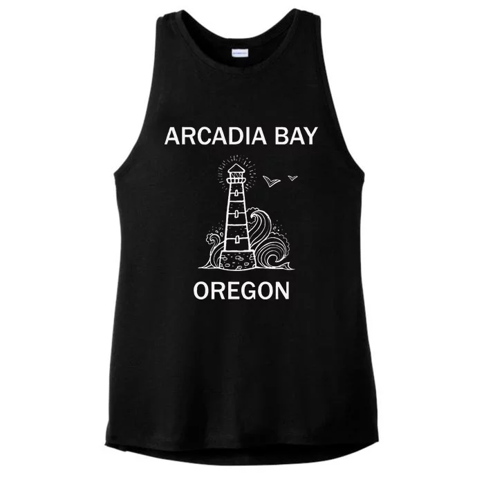 Arcadia Bay Strange Life Two Whales Diner Video Gamer Ladies Tri-Blend Wicking Tank