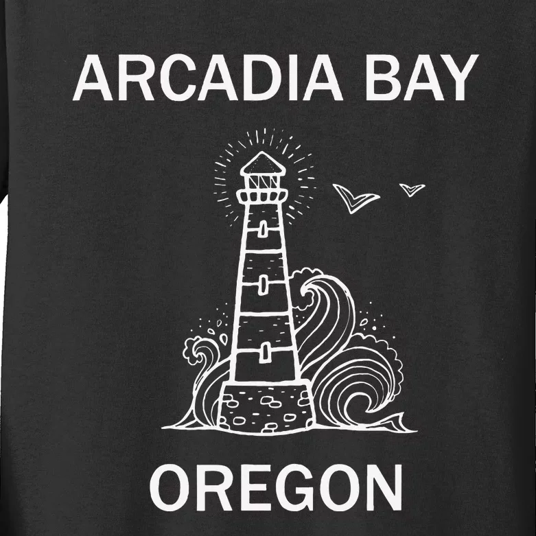 Arcadia Bay Strange Life Two Whales Diner Video Gamer Kids Long Sleeve Shirt