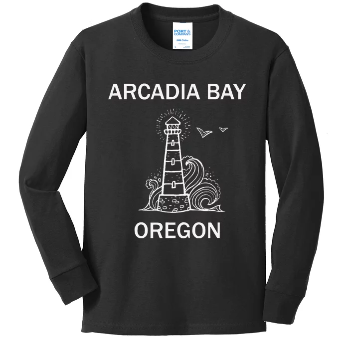 Arcadia Bay Strange Life Two Whales Diner Video Gamer Kids Long Sleeve Shirt