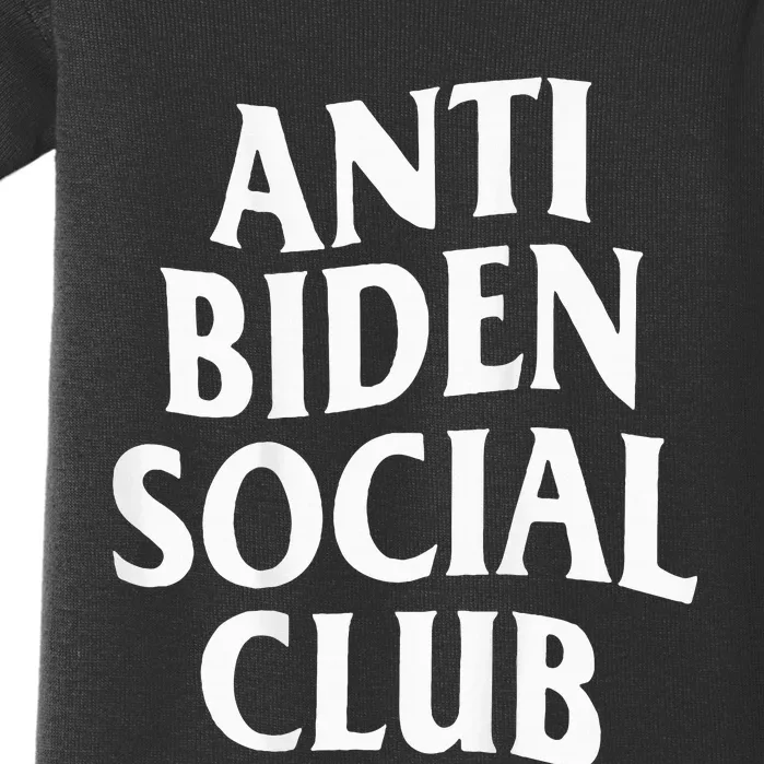 Anti Biden Social Club Baby Bodysuit