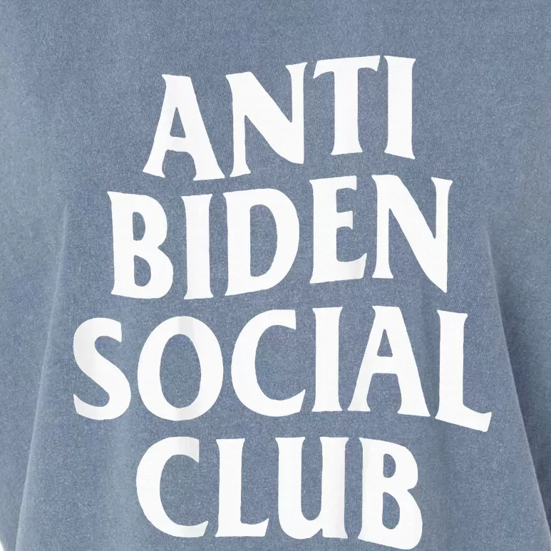 Anti Biden Social Club Garment-Dyed Women's Muscle Tee