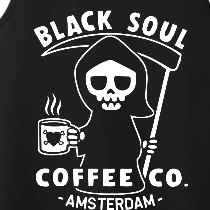 Amsterdam Black Soul Cafe Performance Tank