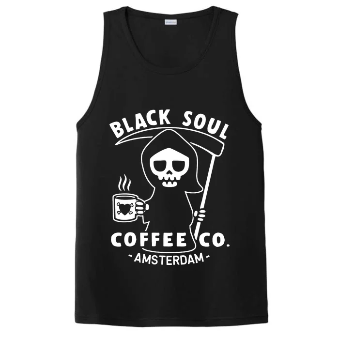 Amsterdam Black Soul Cafe Performance Tank