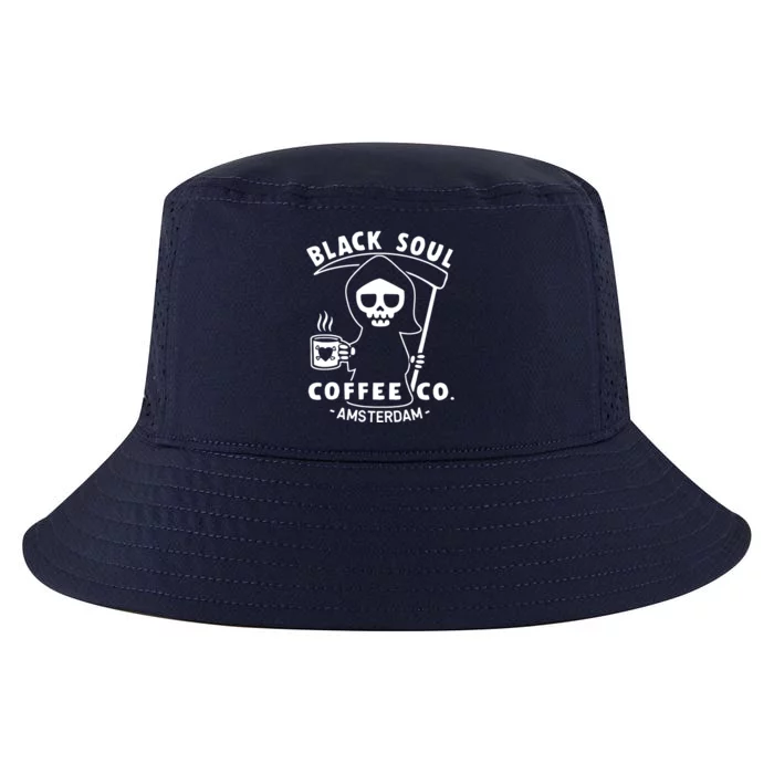 Amsterdam Black Soul Cafe Cool Comfort Performance Bucket Hat