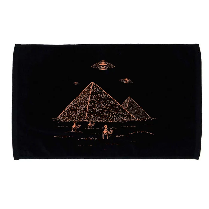 Alien Believer Saucer Cryptid Lover Extraterrestrial Beings Microfiber Hand Towel