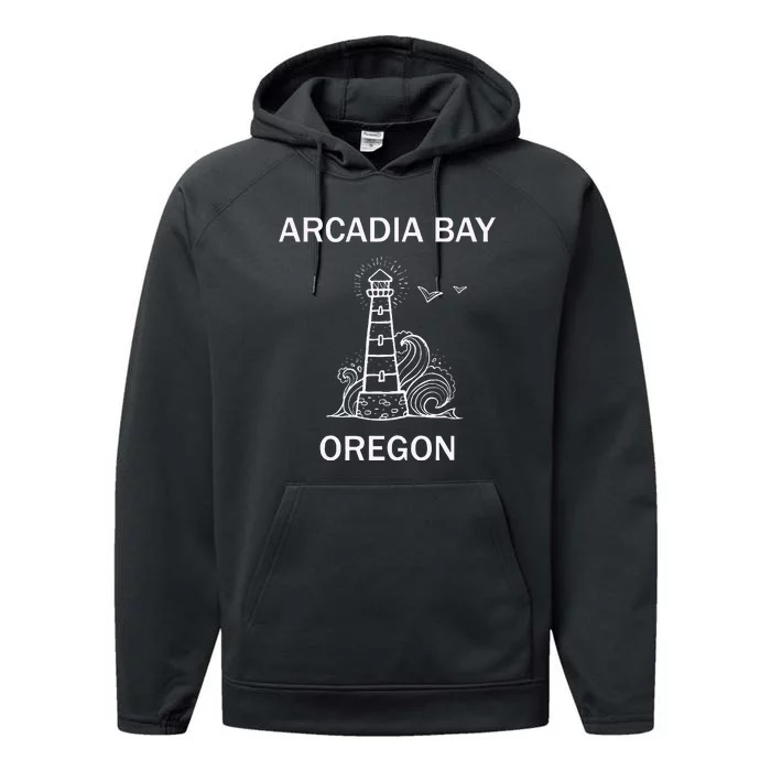 Arcadia Bay Strange Life Two Whales Diner Video Gamer Gift Performance Fleece Hoodie