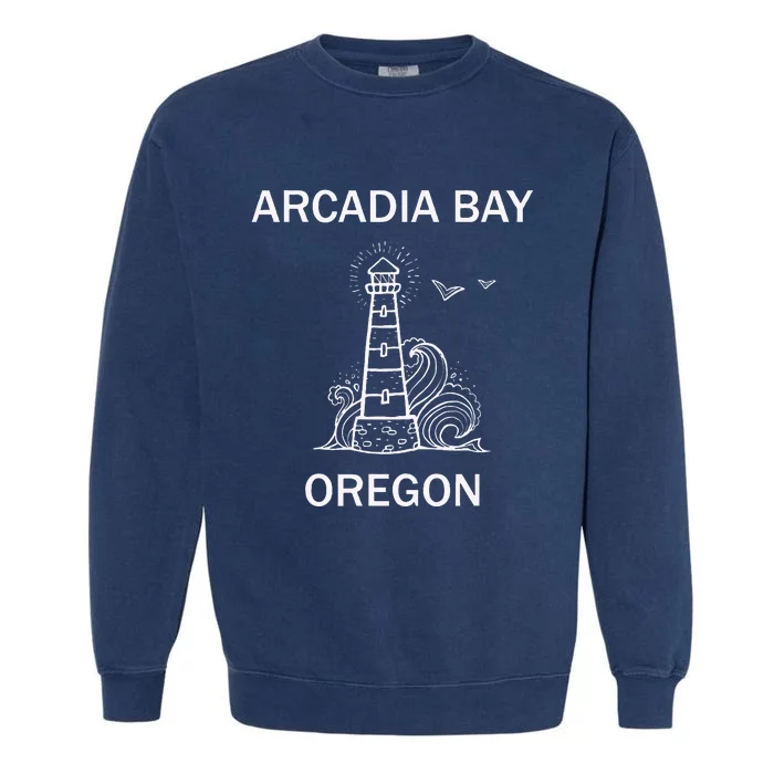 Arcadia Bay Strange Life Two Whales Diner Video Gamer Gift Garment-Dyed Sweatshirt