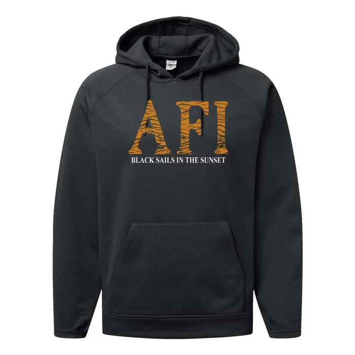 Afi Black Sails Waves Performance Fleece Hoodie