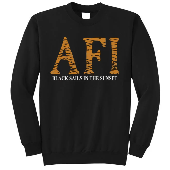 Afi Black Sails Waves Tall Sweatshirt