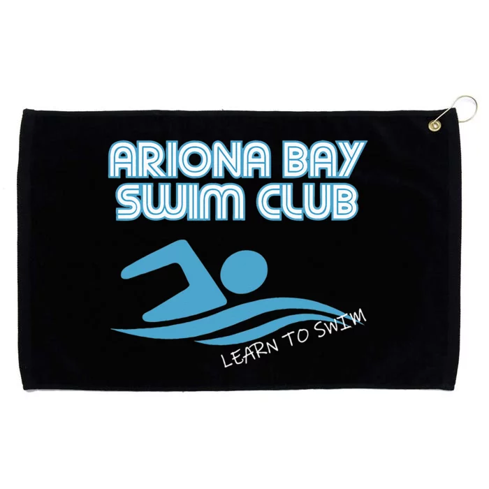 Arizona Bay Swim Club Learn To Swim Team Grommeted Golf Towel