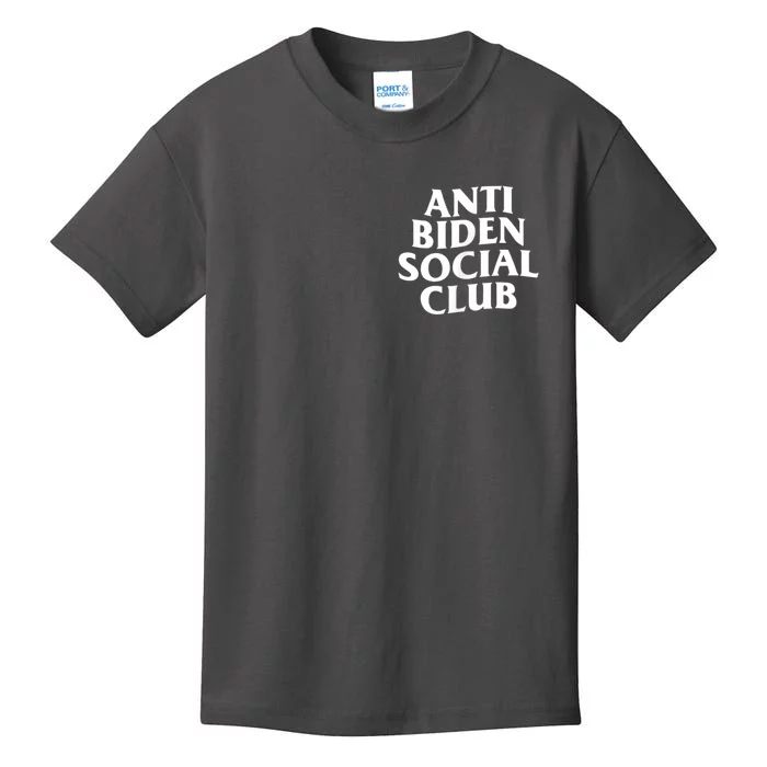 Anti Biden Social Club Kids T-Shirt