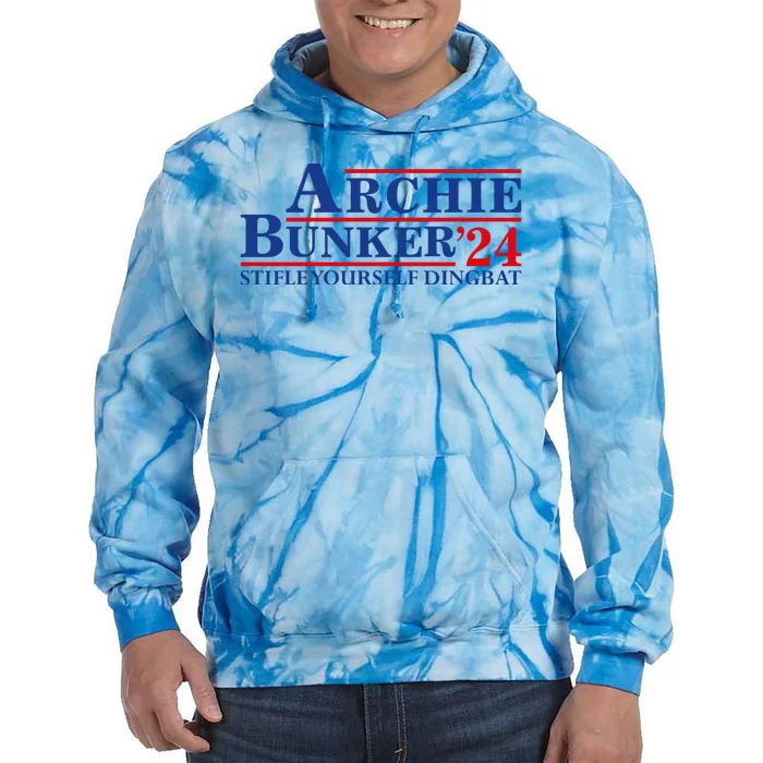 Archie Bunker’24 Stifle Yourself Dingbat Tie Dye Hoodie