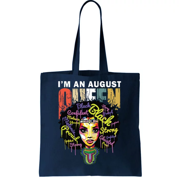 August Birthday Shirts For Women Queens Were Born In August Tote Bag