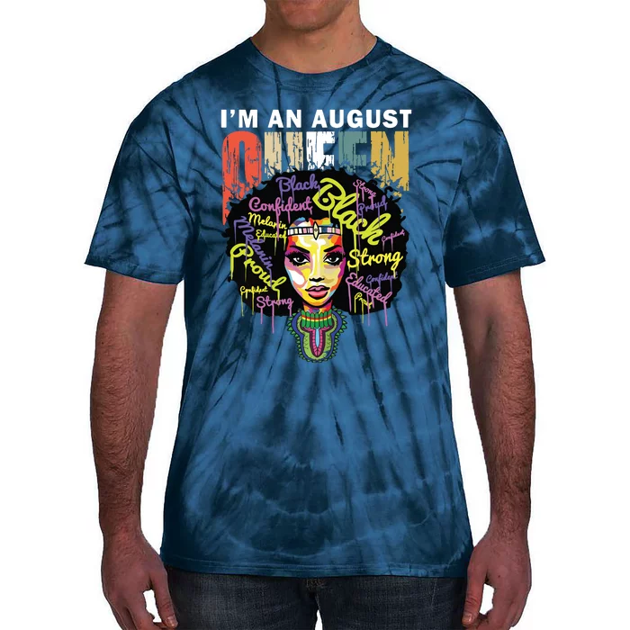 August Birthday Shirts For Women Queens Were Born In August Tie-Dye T-Shirt