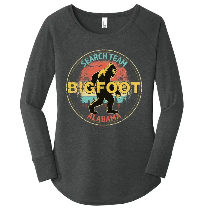 Alabama Bigfoot Search Team Sasquatch Merchandise Women's Perfect Tri Tunic Long Sleeve Shirt