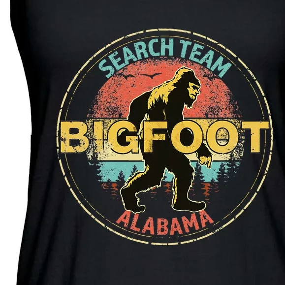 Alabama Bigfoot Search Team Sasquatch Merchandise Ladies Essential Flowy Tank