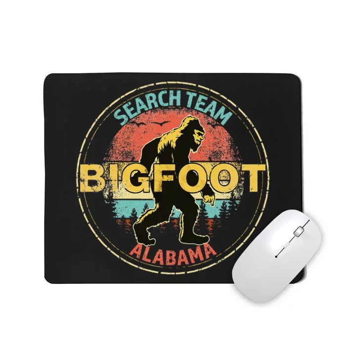 Alabama Bigfoot Search Team Sasquatch Merchandise Mousepad