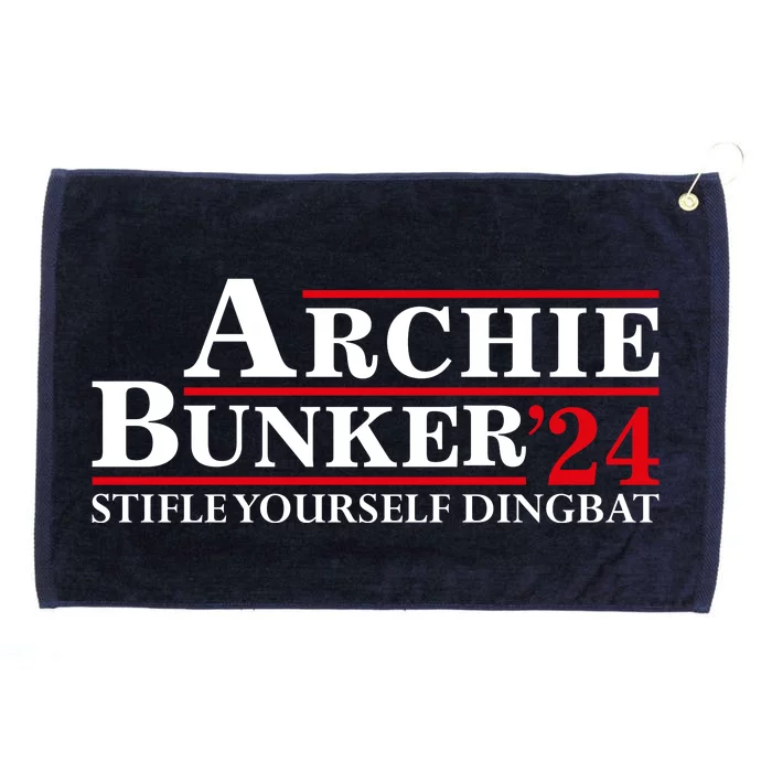 Archie Bunker’24 Stifle Yourself Dingbat Grommeted Golf Towel