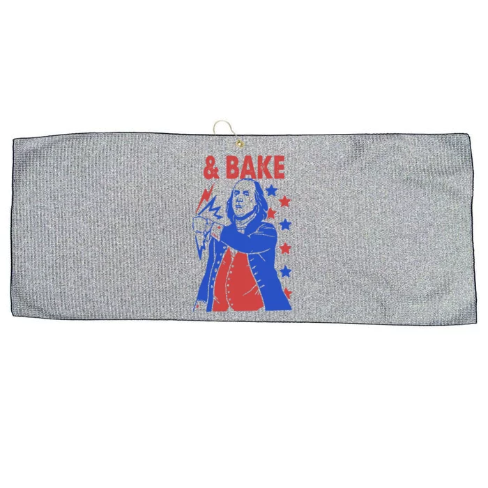 And Bake Shake And Bake Couples Matching 4th Of July Large Microfiber Waffle Golf Towel