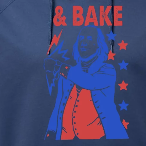 And Bake Shake And Bake Couples Matching 4th Of July Performance Fleece Hoodie