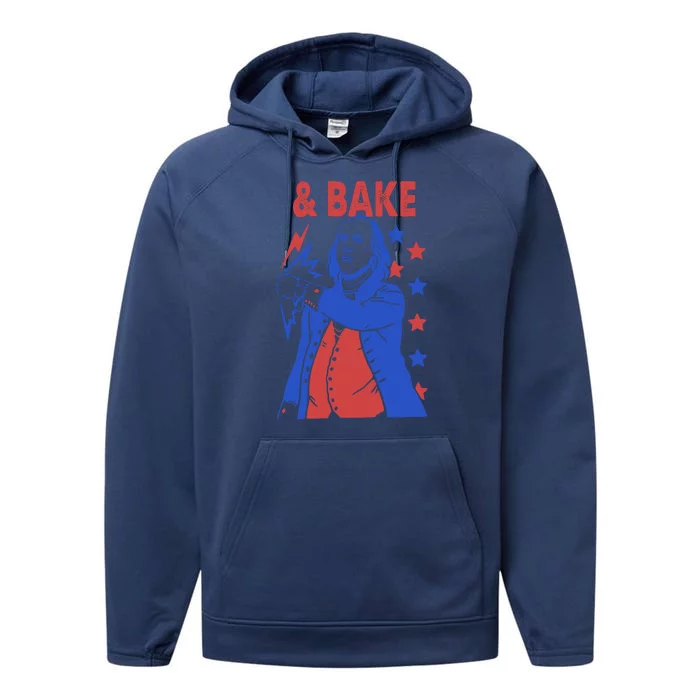 And Bake Shake And Bake Couples Matching 4th Of July Performance Fleece Hoodie