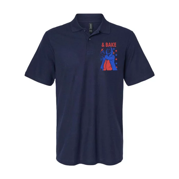 And Bake Shake And Bake Couples Matching 4th Of July Softstyle Adult Sport Polo